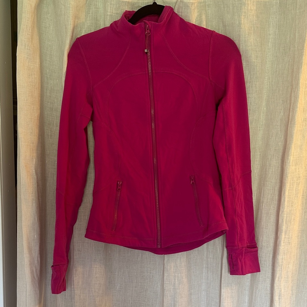 lululemon athletica Fuchsia Zip-Up Jacket
